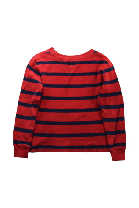A Red Long Sleeve T Shirts from Polo Ralph Lauren in size 6T for neutral. (Back View)