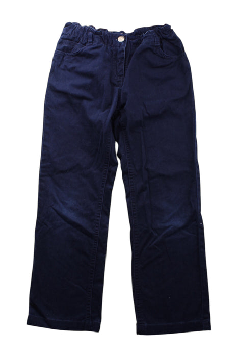 A Navy Casual Pants from Jacadi in size 6T for boy. (Front View)