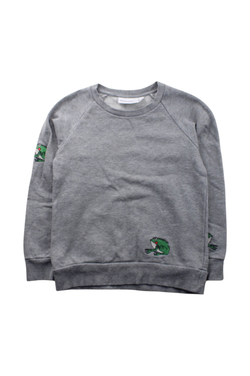 A Grey Crewneck Sweatshirts from Mini Rodini in size 5T for neutral. (Front View)