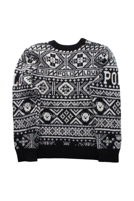A Black Knit Sweaters from Polo Ralph Lauren in size 6T for neutral. (Back View)