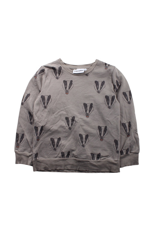 A Taupe Sweatshirts from Mini Rodini in size 5T for neutral. (Front View)