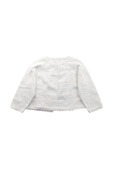 A White Cardigans from Nicholas & Bears in size 6T for girl. (Back View)