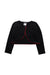 A Black Cardigans from Agnes b. in size 6T for girl. (Front View)