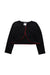 A Black Cardigans from Agnes b. in size 6T for girl. (Front View)