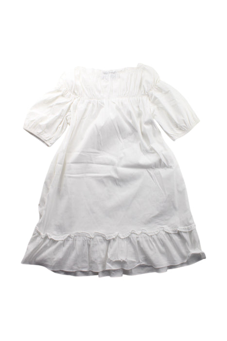 A White Long Sleeve Dresses from Moschino in size 6T for girl. (Back View)