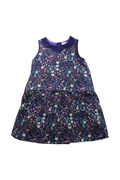 A Multicolour Sleeveless Dresses from Margherita in size 5T for girl. (Front View)