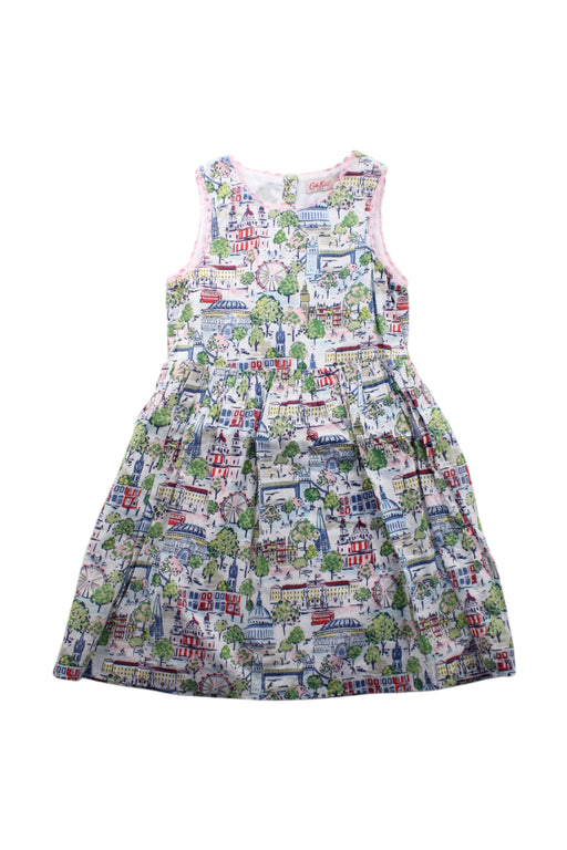 A Multicolour Sleeveless Dresses from Cath Kidston in size 4T for girl. (Front View)