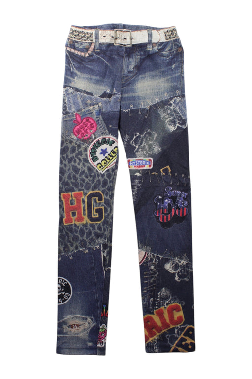 A Multicolour Jeans from Hysteric Mini in size 6T for neutral. (Front View)