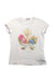 A White Short Sleeve T Shirts from Monnalisa in size 8Y for girl. (Front View)