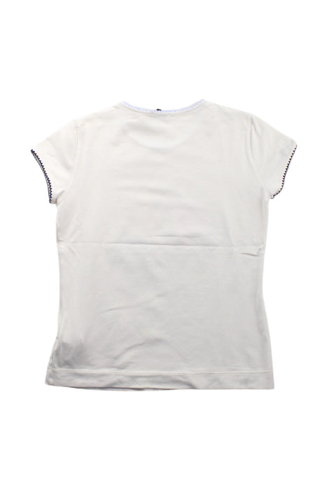 A White Short Sleeve T Shirts from Monnalisa in size 8Y for girl. (Back View)