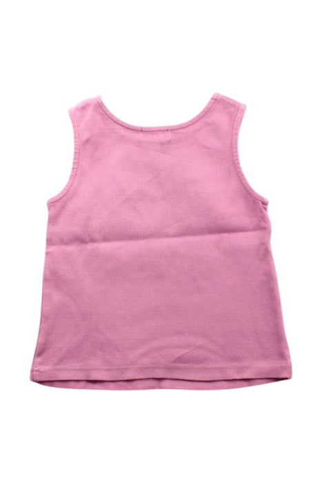 A Pink Sleeveless Tops from Mezzo Piano in size 5T for girl. (Back View)