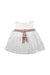 A White Sleeveless Dresses from Momonittu in size 8Y for girl. (Front View)
