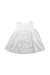 A White Sleeveless Dresses from Momonittu in size 8Y for girl. (Back View)