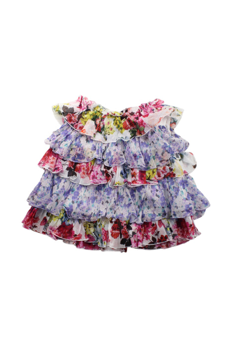 A Multicolour Short Sleeve Dresses from Dolce & Gabbana in size 7Y for girl. (Back View)
