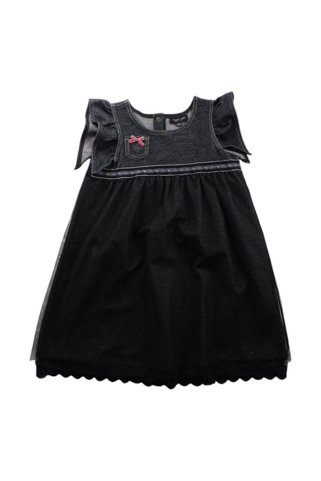 A Black Sleeveless Dresses from Jill Stuart in size 5T for girl. (Front View)