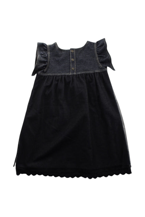 A Black Sleeveless Dresses from Jill Stuart in size 5T for girl. (Back View)