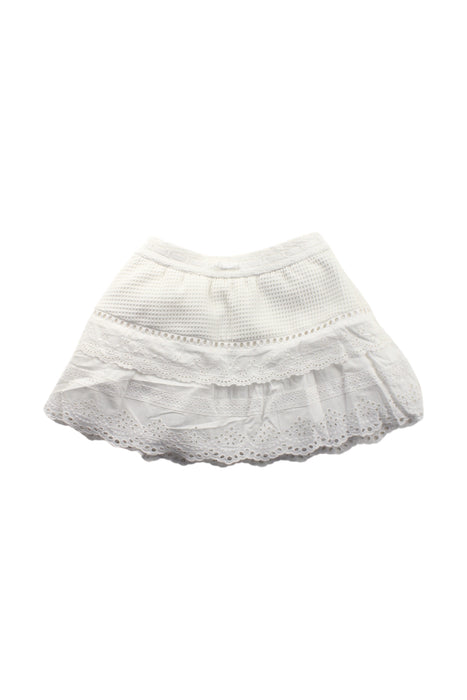 A White Short Skirts from Nicholas & Bears in size 4T for girl. (Front View)