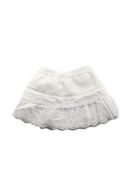 A White Short Skirts from Nicholas & Bears in size 4T for girl. (Front View)
