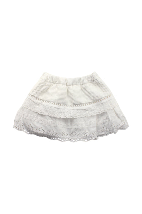 A White Short Skirts from Nicholas & Bears in size 4T for girl. (Back View)