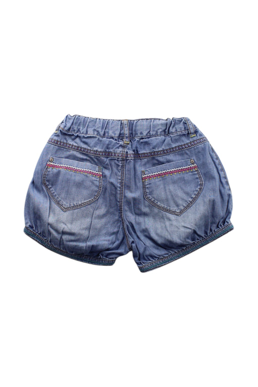A Blue Shorts from Catimini in size 6T for girl. (Back View)