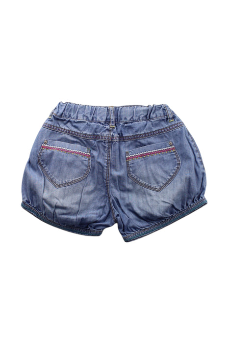 A Blue Shorts from Catimini in size 6T for girl. (Back View)