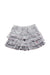 A Grey Short Skirts from Mezzo Piano in size 5T for girl. (Front View)