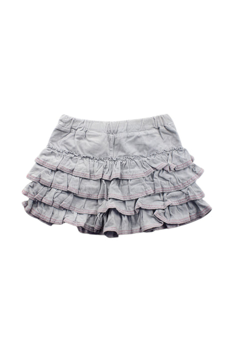 A Grey Short Skirts from Mezzo Piano in size 5T for girl. (Back View)