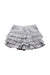 A Grey Short Skirts from Mezzo Piano in size 5T for girl. (Back View)