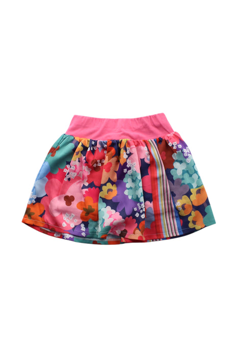 A Multicolour Short Skirts from Momonittu in size 6T for girl. (Front View)