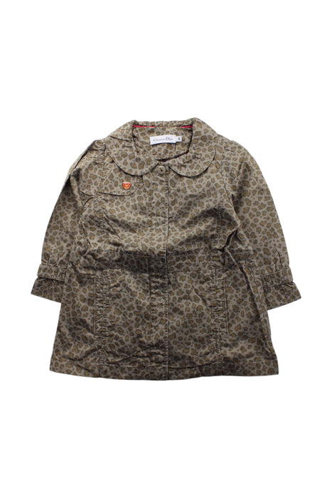 A Beige Coats from Dior in size 4T for girl. (Front View)