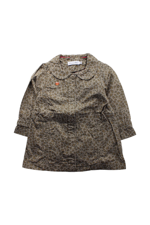 A Beige Coats from Dior in size 4T for girl. (Front View)