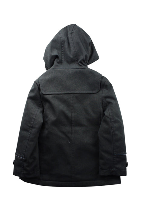 A Black Coats from Aigle in size 6T for neutral. (Back View)