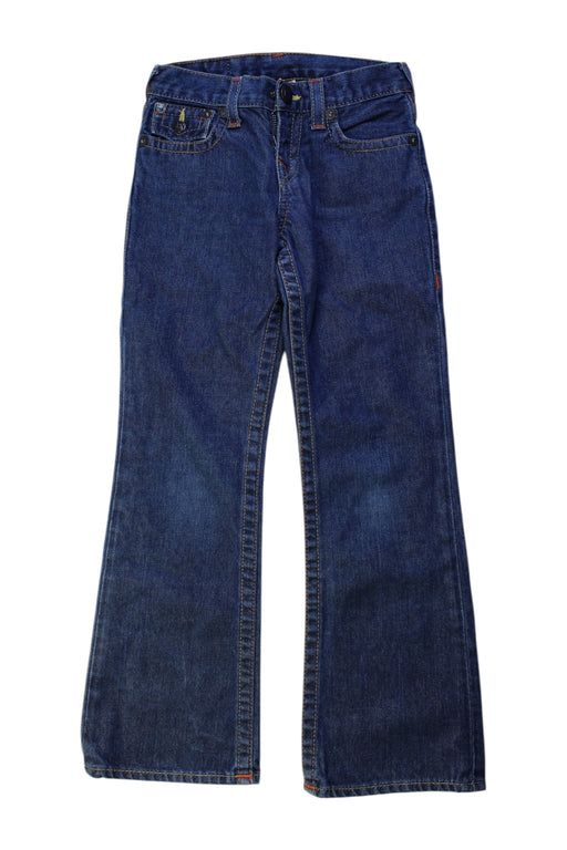 A Blue Jeans from True Religion in size 7Y for girl. (Front View)