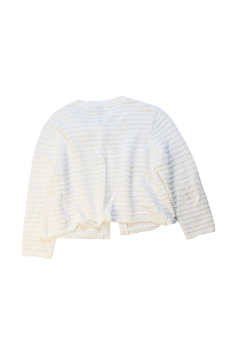 A White Cardigans from Nicholas & Bears in size 6T for girl. (Back View)