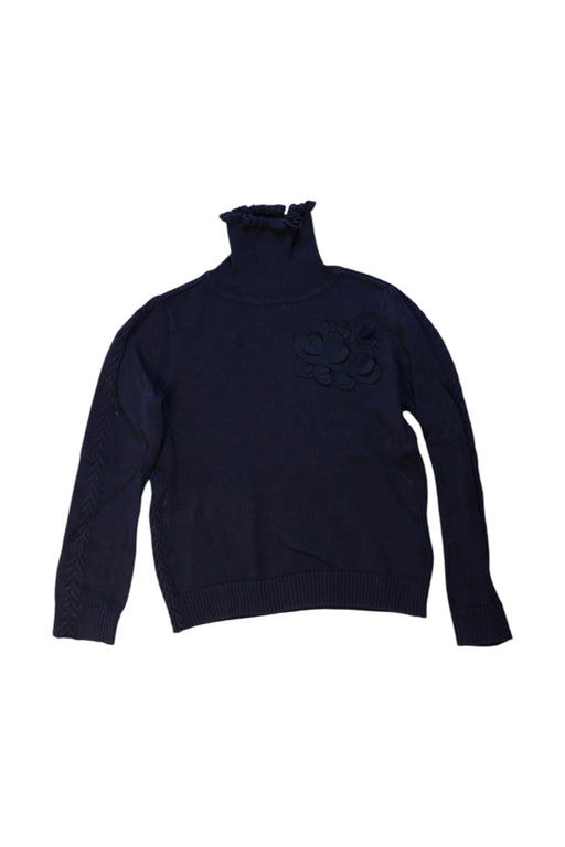 A Navy Long Sleeve Tops from Nicholas & Bears in size 6T for girl. (Front View)