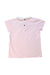 A Pink Short Sleeve Tops from Jacadi in size 6T for girl. (Back View)