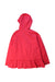 A Red Rain Jackets from Jacadi in size 8Y for girl. (Back View)