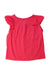 A Pink Sleeveless Tops from Jacadi in size 4T for girl. (Front View)