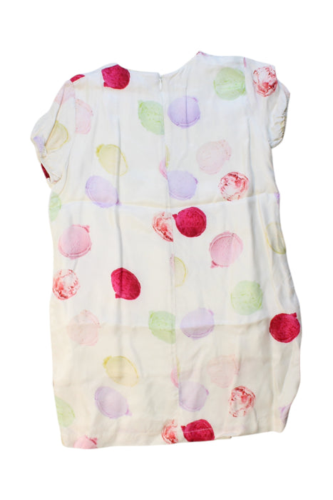 A Multicolour Short Sleeve Dresses from Molo in size 4T for girl. (Back View)