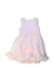 A Pink Sleeveless Dresses from Chi Chi London in size 4T for girl. (Front View)