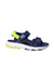 A Navy Sandals from Dr. Kong in size 12Y for boy. (Front View)