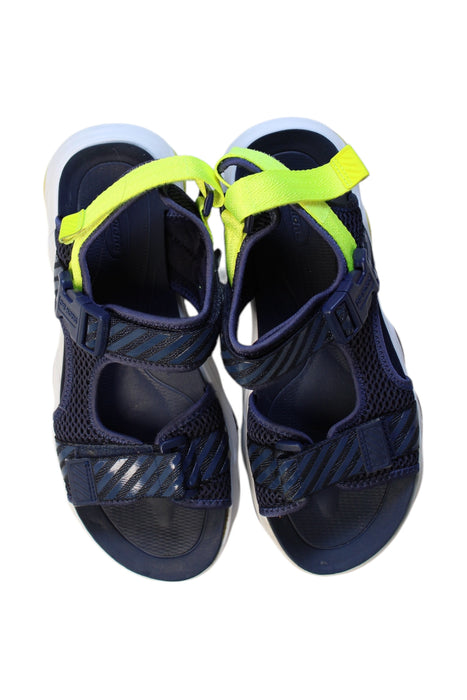 A Navy Sandals from Dr. Kong in size 12Y for boy. (Back View)