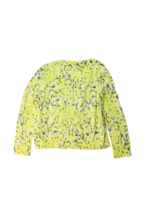 A Yellow Cardigans from Bonpoint in size 6T for girl. (Back View)