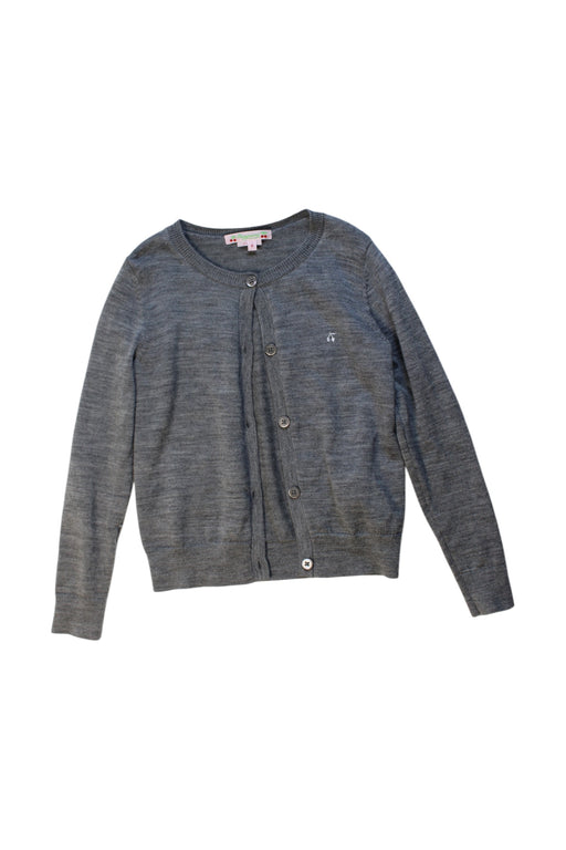 A Grey Cardigans from Bonpoint in size 6T for girl. (Front View)