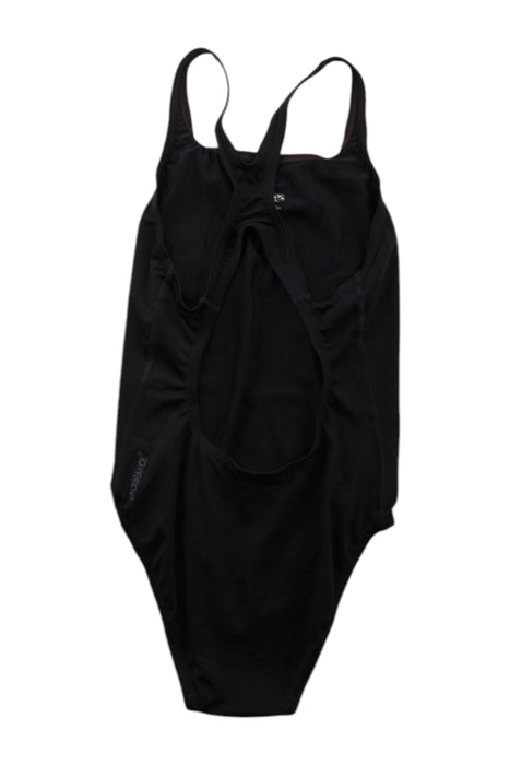A Black Swimsuits from Speedo in size 11Y for girl. (Back View)
