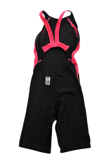 A Black Swimsuits from Speedo in size 12Y for girl. (Back View)