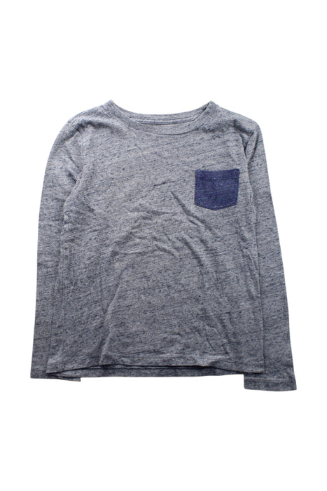 A Grey Long Sleeve T Shirts from Crewcuts in size 8Y for neutral. (Front View)