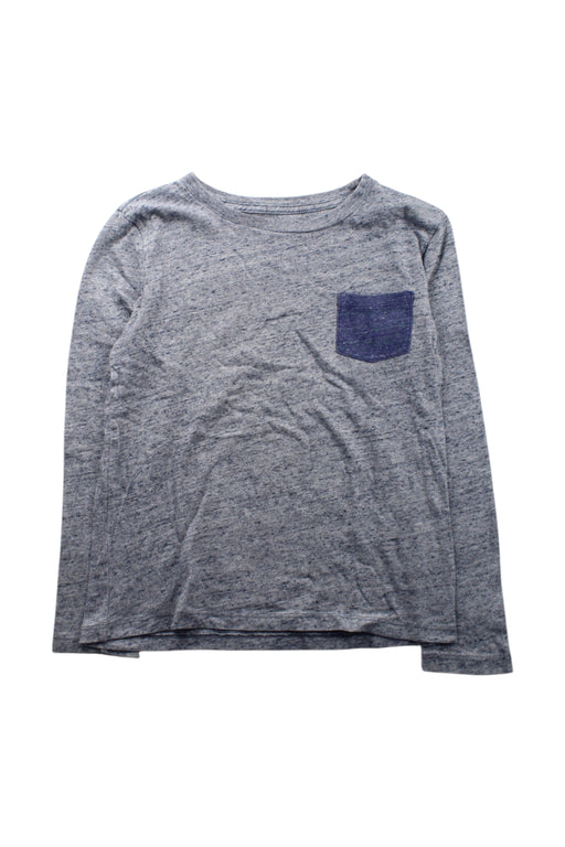 A Grey Long Sleeve T Shirts from Crewcuts in size 8Y for neutral. (Front View)