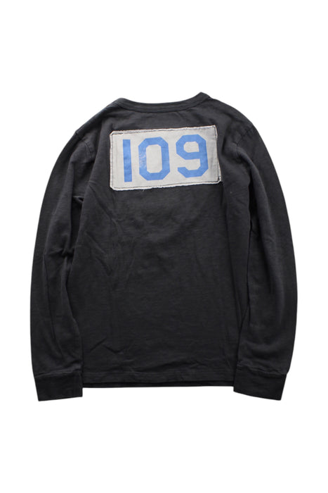 A Black Long Sleeve T Shirts from Crewcuts in size 10Y for boy. (Back View)
