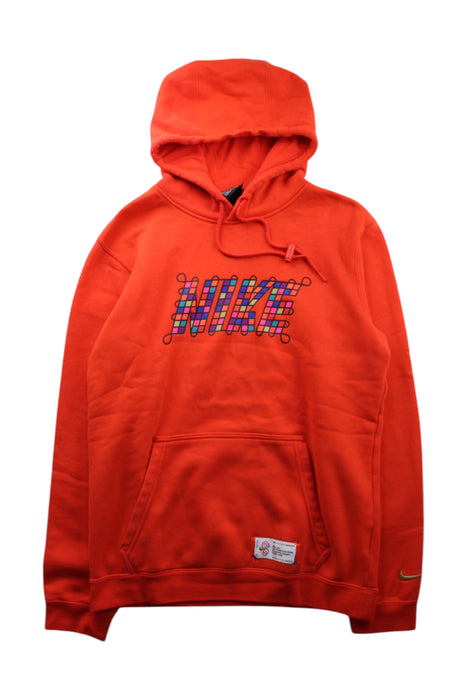 A Orange Hooded Sweatshirts from Nike in size 14Y for neutral. (Front View)